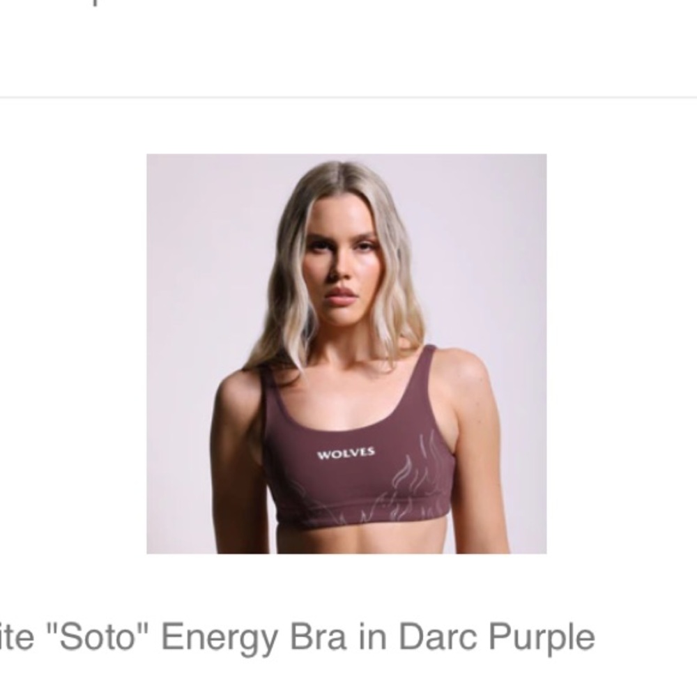 Ignite soto energy bra in darc purple
